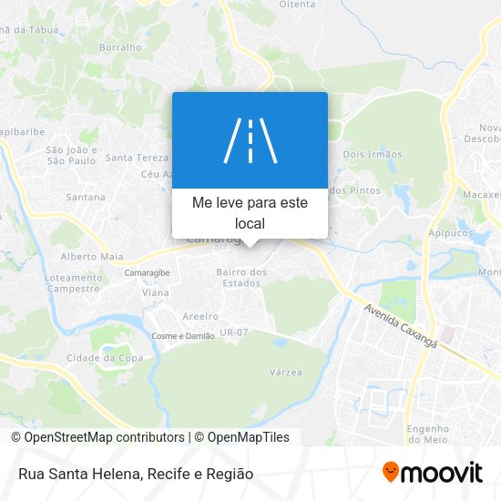 Rua Santa Helena mapa