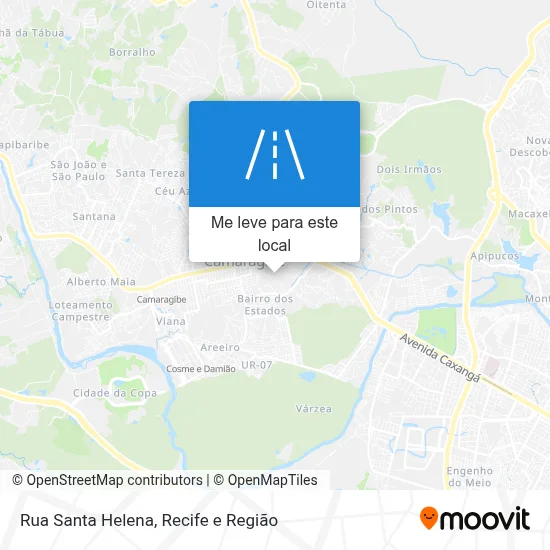 Rua Santa Helena mapa