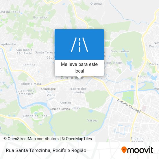 Rua Santa Terezinha mapa