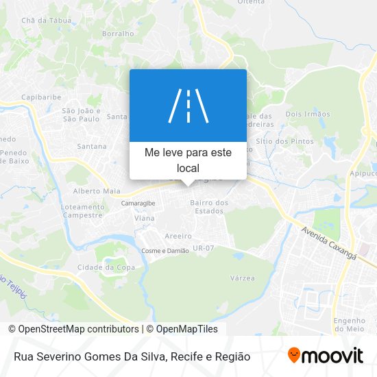 Rua Severino Gomes Da Silva mapa