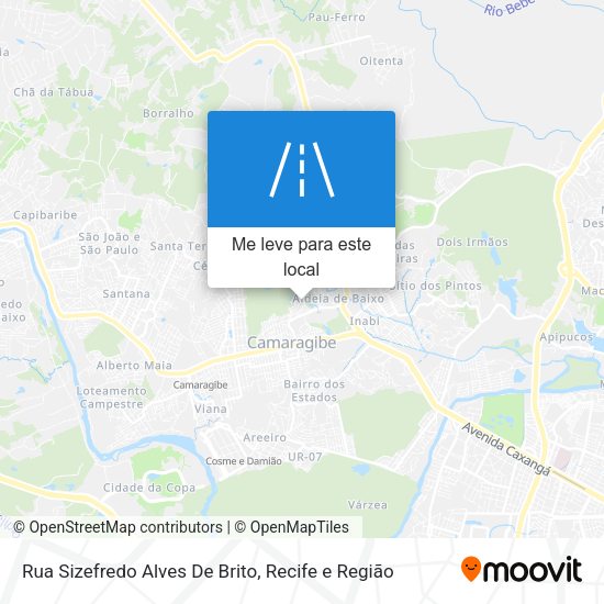 Rua Sizefredo Alves De Brito mapa