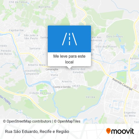 Rua São Eduardo mapa