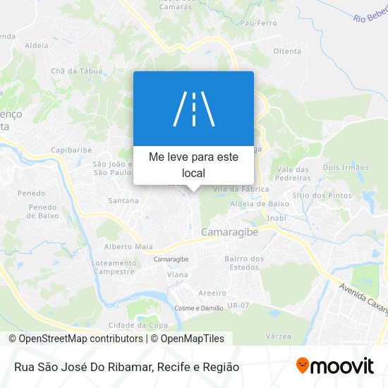 Rua São José Do Ribamar mapa