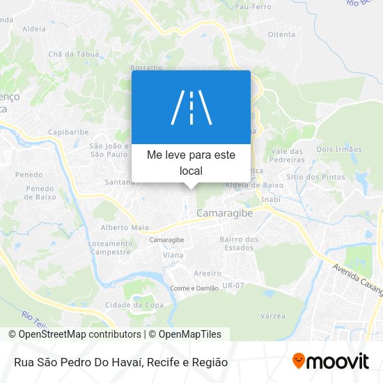 Rua São Pedro Do Havaí mapa