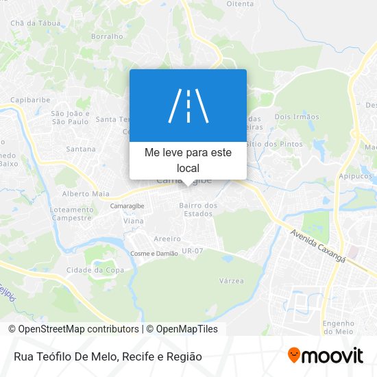 Rua Teófilo De Melo mapa