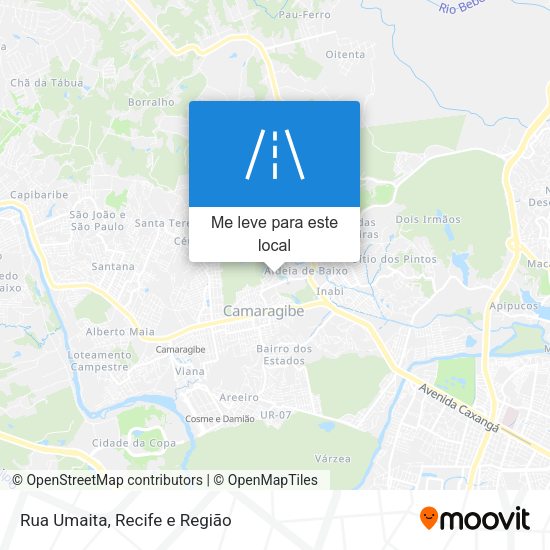 Rua Umaita mapa