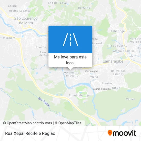 Rua Xepa mapa