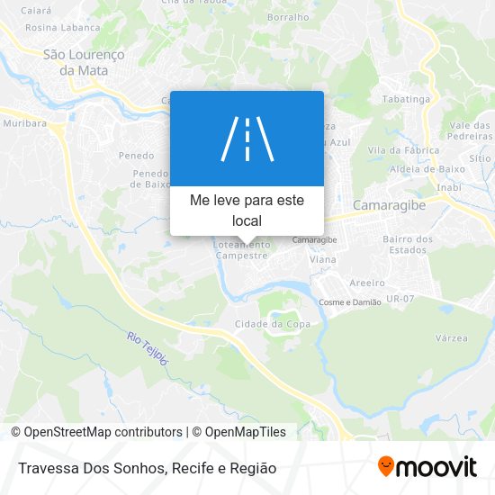 Travessa Dos Sonhos mapa