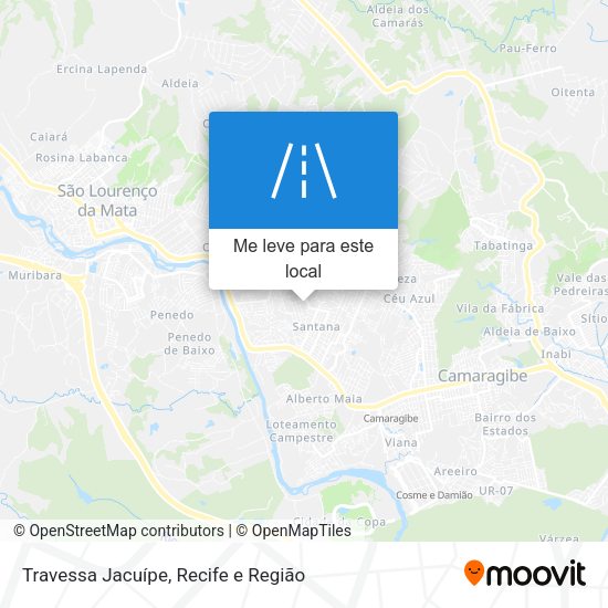 Travessa Jacuípe mapa
