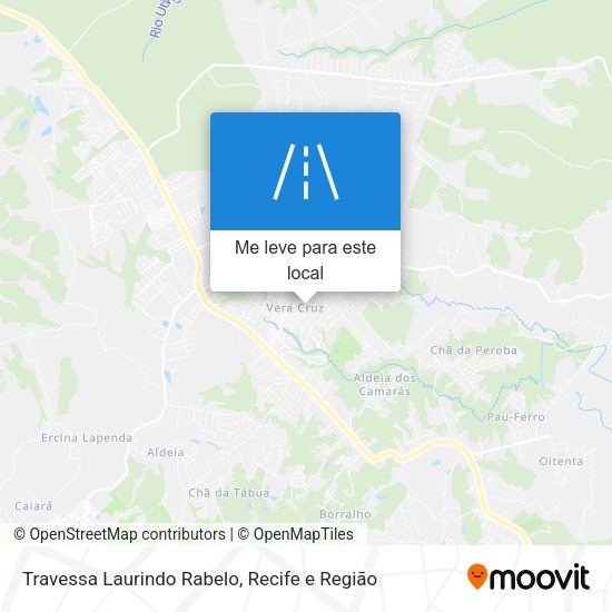 Travessa Laurindo Rabelo mapa