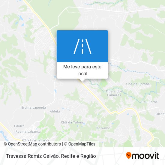 Travessa Ramiz Galvão mapa