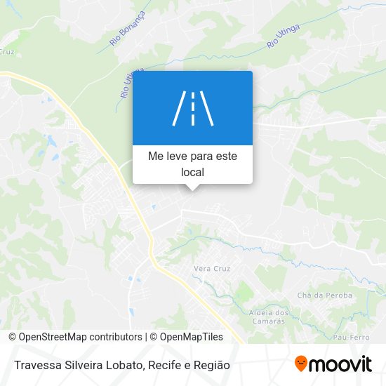 Travessa Silveira Lobato mapa