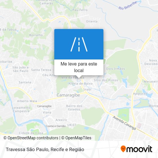 Travessa São Paulo mapa