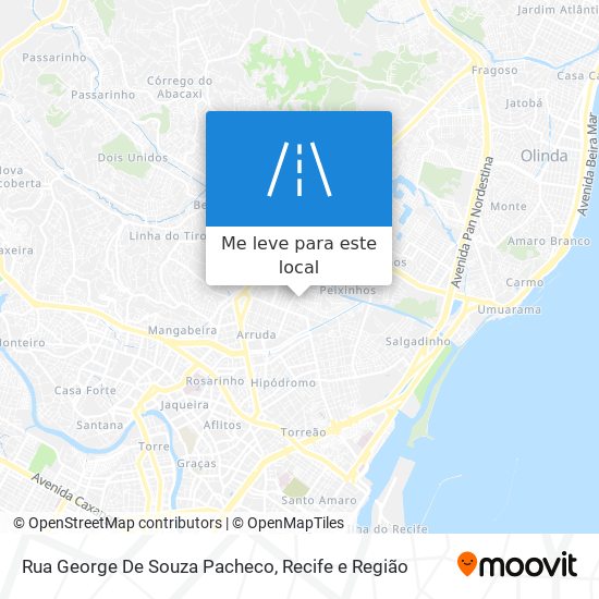 Rua George De Souza Pacheco mapa