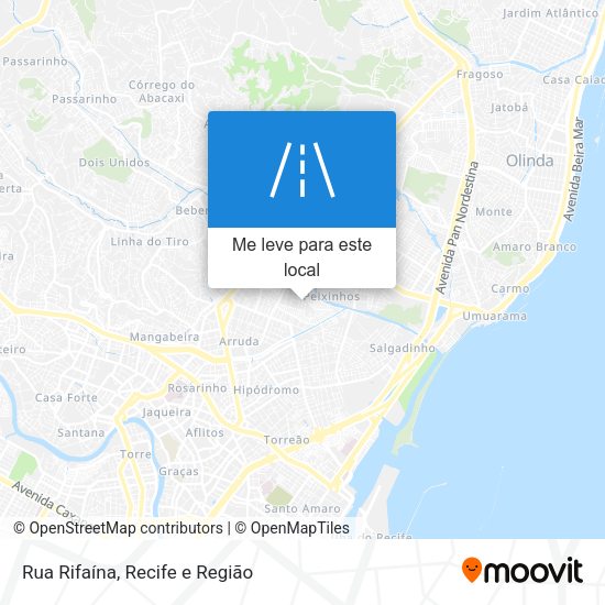 Rua Rifaína mapa