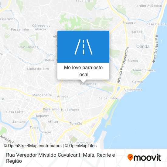 Rua Vereador Mivaldo Cavalcanti Maia mapa