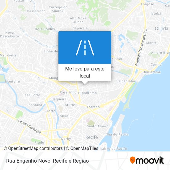 Rua Engenho Novo mapa