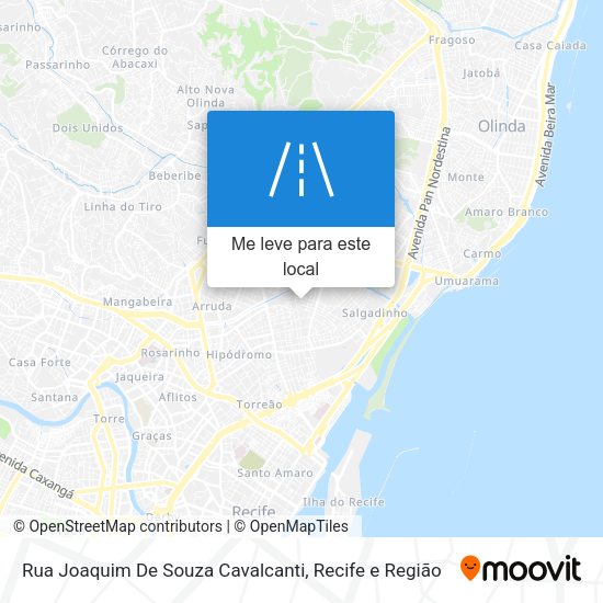 Rua Joaquim De Souza Cavalcanti mapa