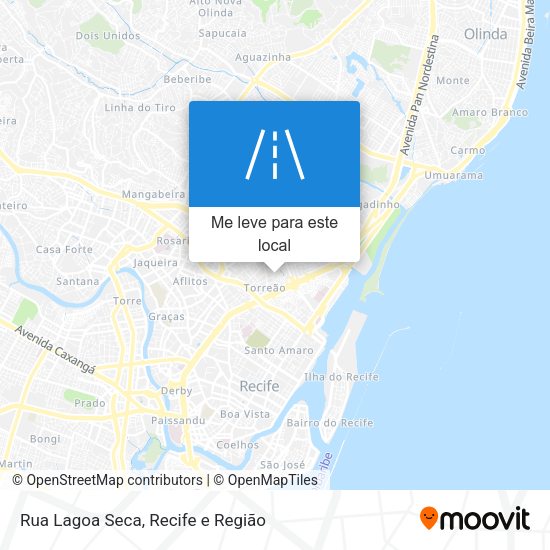 Rua Lagoa Seca mapa