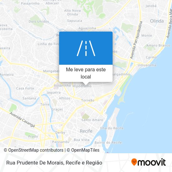 Rua Prudente De Morais mapa