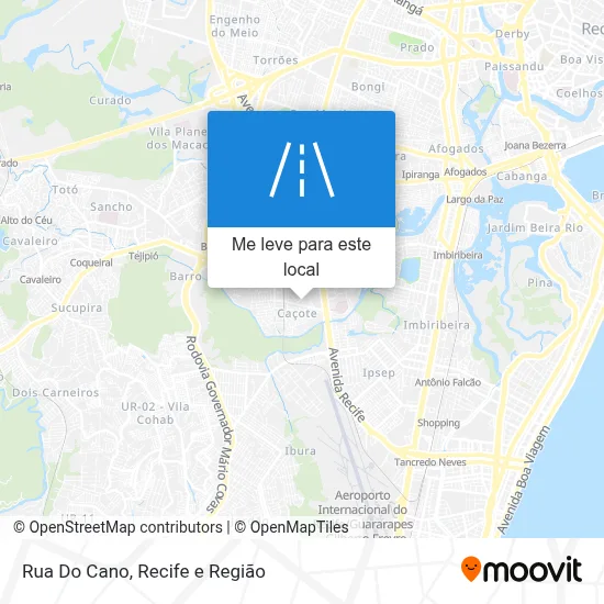 Rua Do Cano mapa