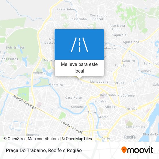 Praça Do Trabalho mapa