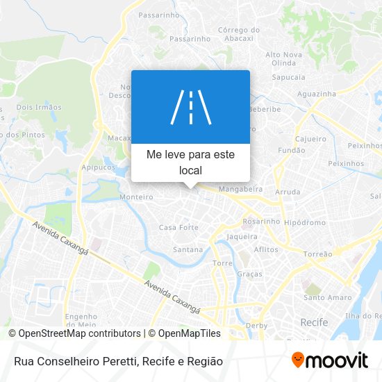 Rua Conselheiro Peretti mapa