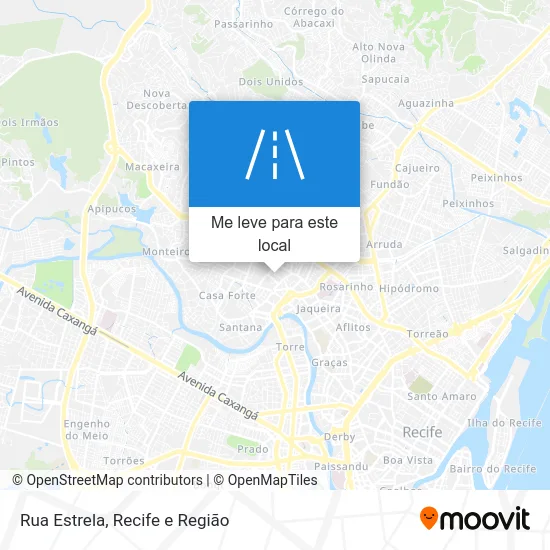 Rua Estrela mapa