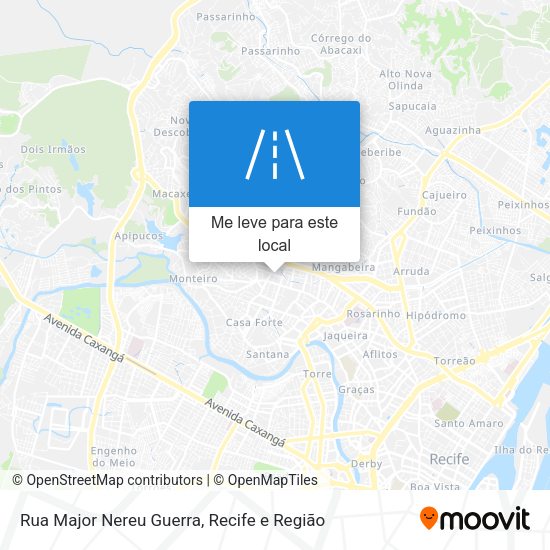 Rua Major Nereu Guerra mapa