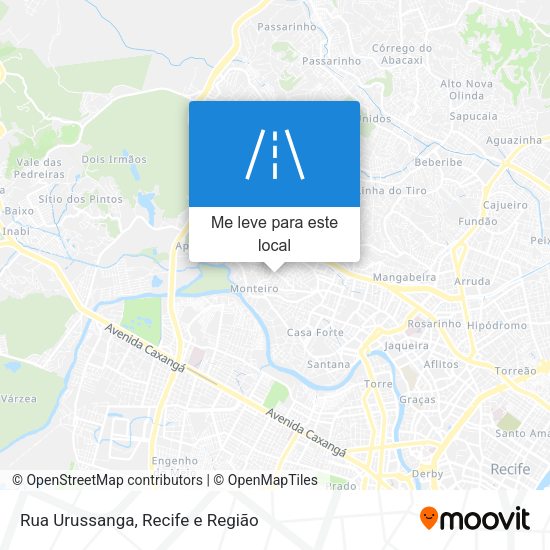Rua Urussanga mapa