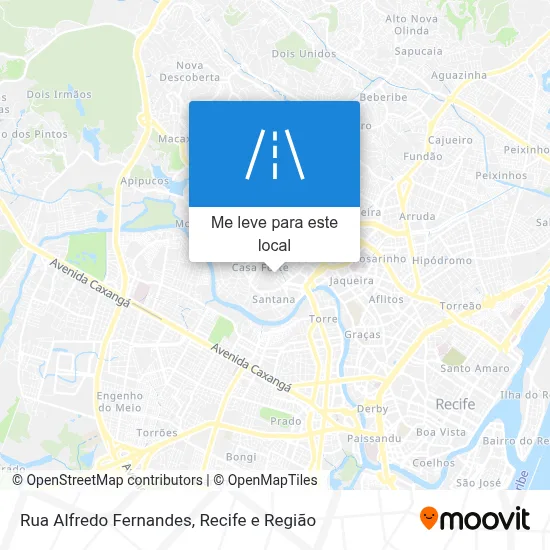 Rua Alfredo Fernandes mapa