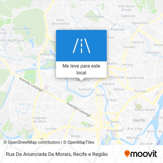 Rua Da Anunciada De Morais mapa