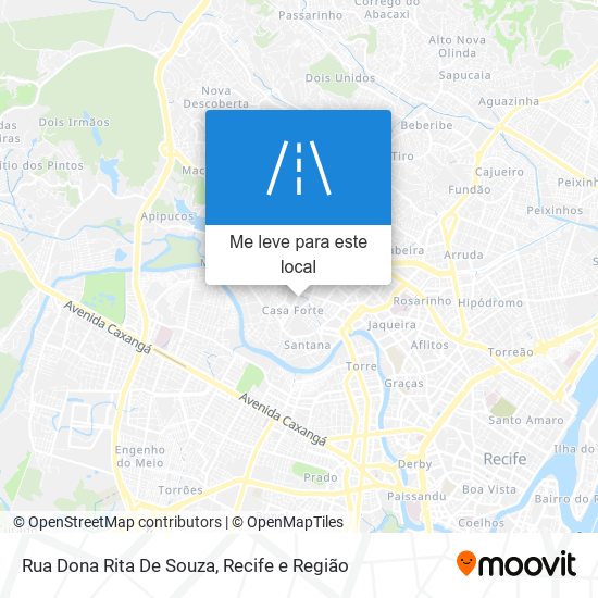 Rua Dona Rita De Souza mapa