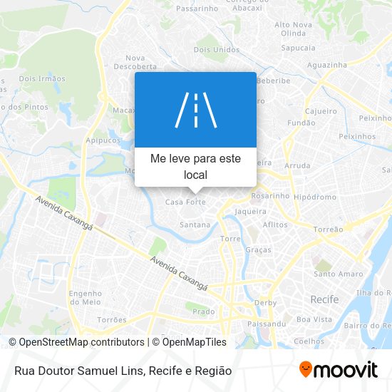 Rua Doutor Samuel Lins mapa