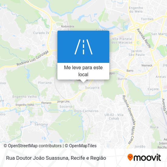 Rua Doutor João Suassuna mapa