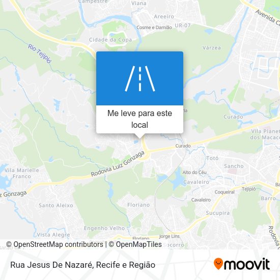 Rua Jesus De Nazaré mapa