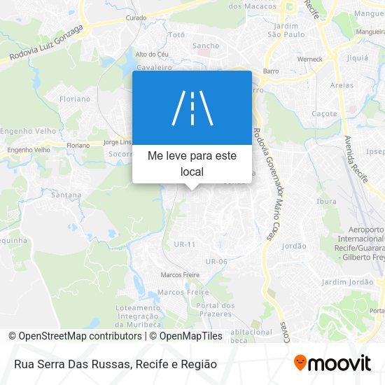 Rua Serra Das Russas mapa