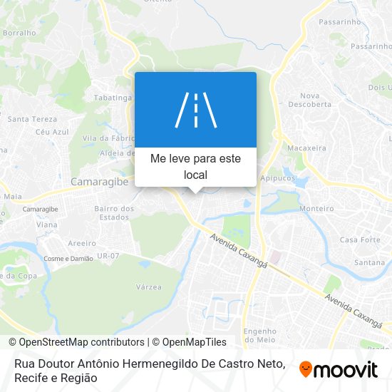 Rua Doutor Antônio Hermenegildo De Castro Neto mapa