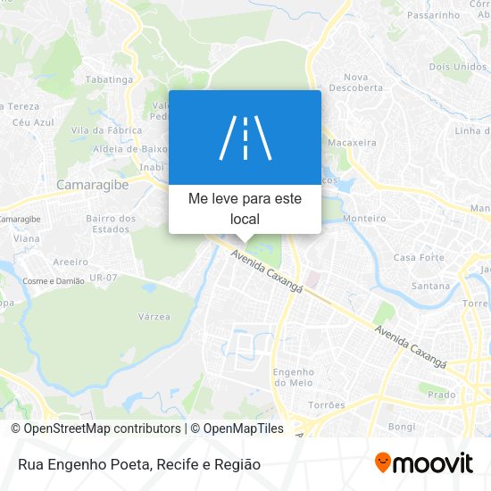 Rua Engenho Poeta mapa