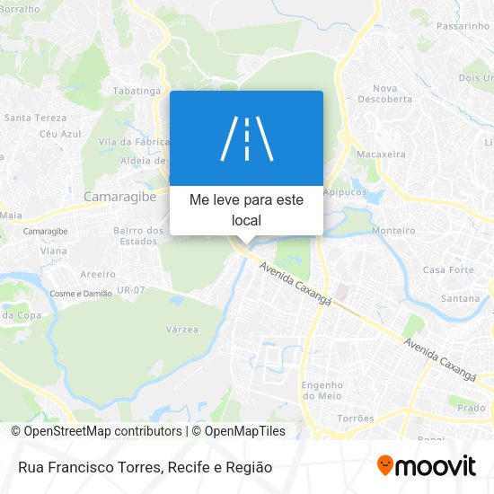 Rua Francisco Torres mapa