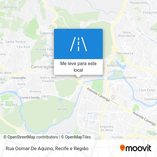 Rua Osmar De Aquino mapa