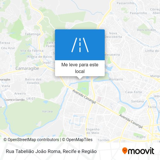 Rua Tabelião João Roma mapa