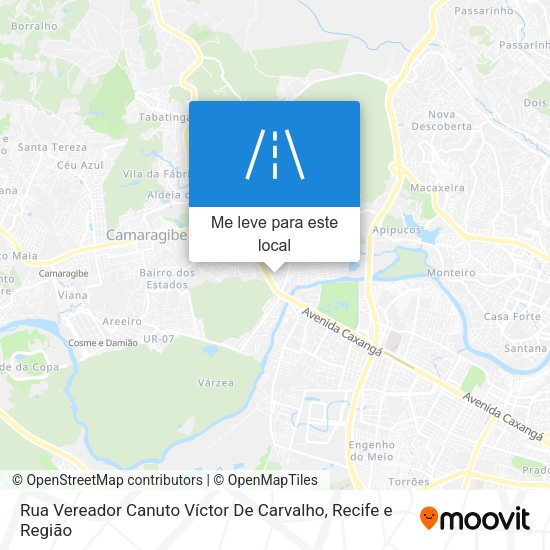 Rua Vereador Canuto Víctor De Carvalho mapa