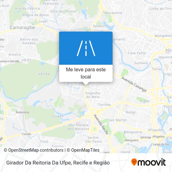Girador Da Reitoria Da Ufpe mapa