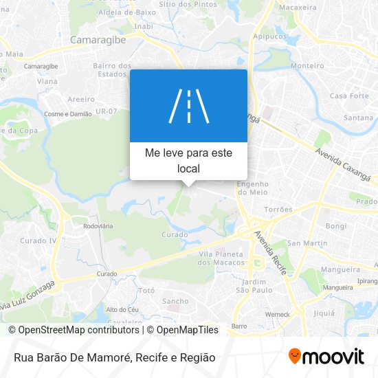 Rua Barão De Mamoré mapa
