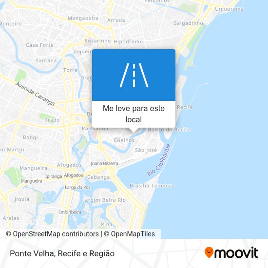 Ponte Velha mapa