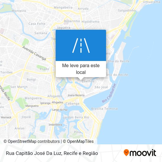 Rua Capitão José Da Luz mapa