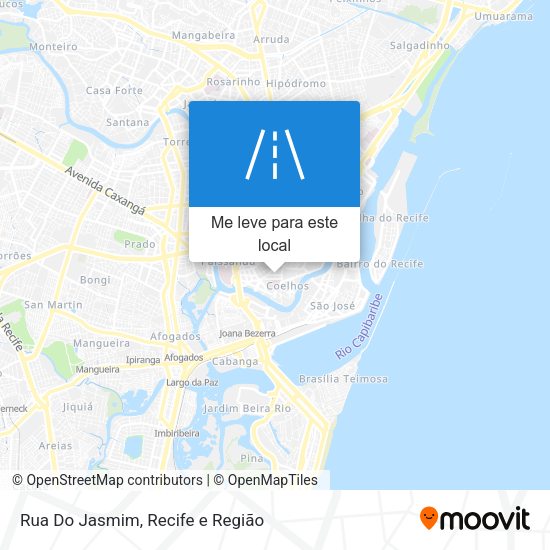 Rua Do Jasmim mapa