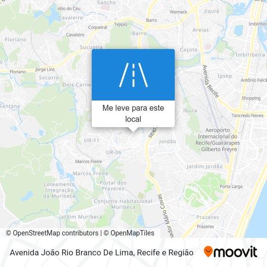 Avenida João Rio Branco De Lima mapa