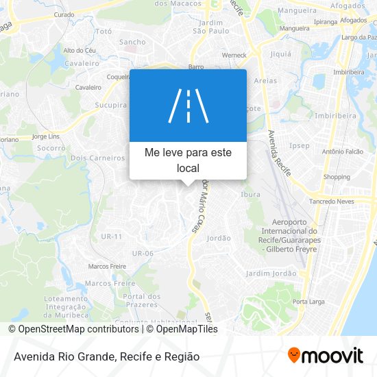 Avenida Rio Grande mapa